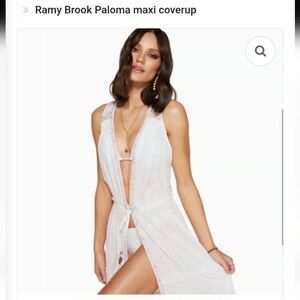 Ramy Brook Paloma Maxi Dress Cover Up Size XS